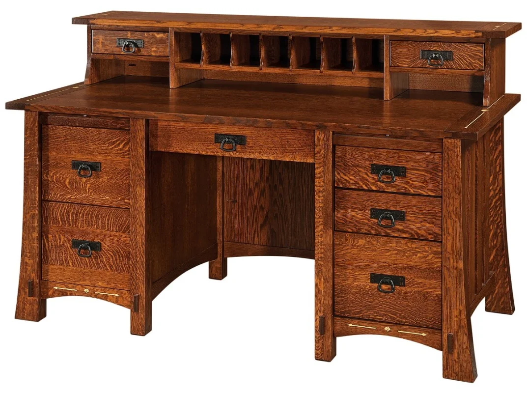 Craftsman Desk with Topper