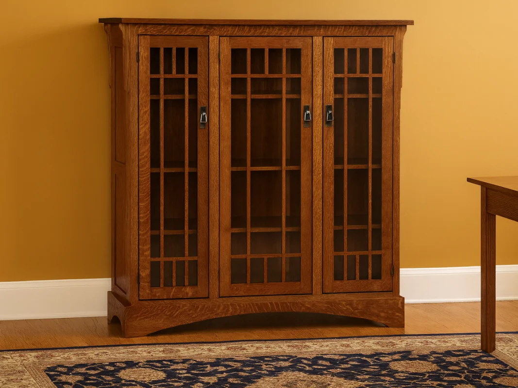 Scotland 3-Door Bookcase