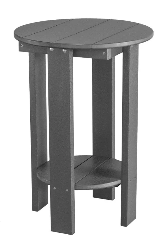 Dark Gray Sidra Balcony Table