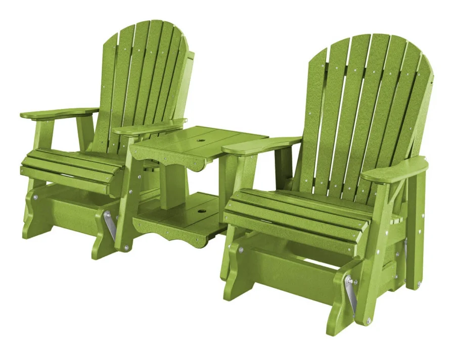 Lime Green Sidra Double Gliders