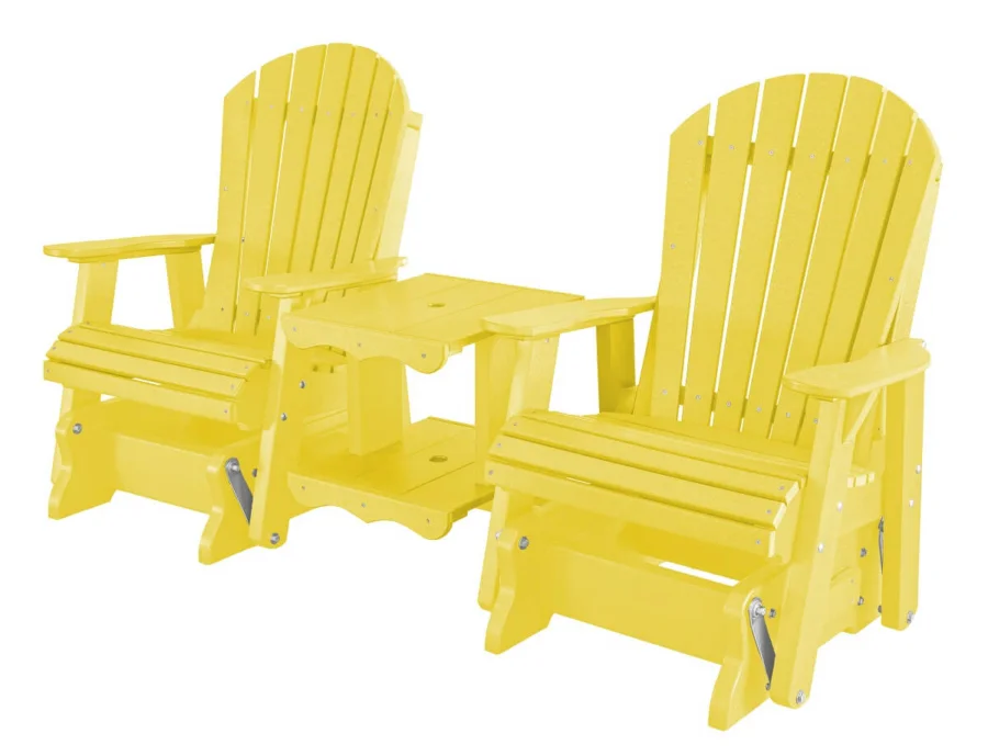 Lemon Yellow Sidra Double Gliders