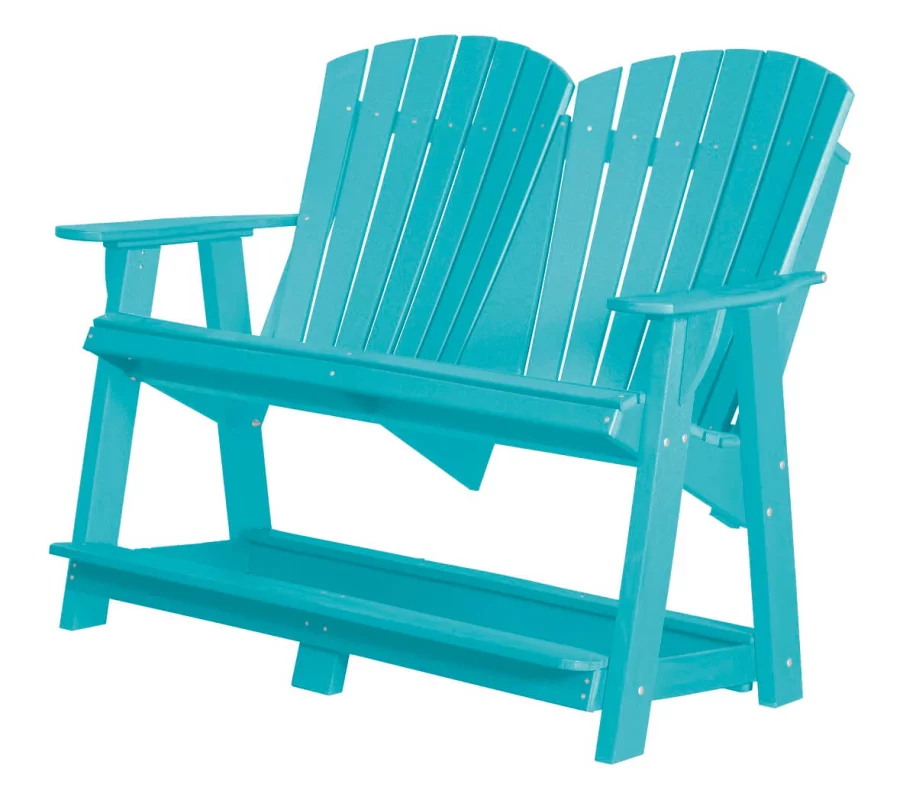 Aruba Blue Sidra Double High Adirondack