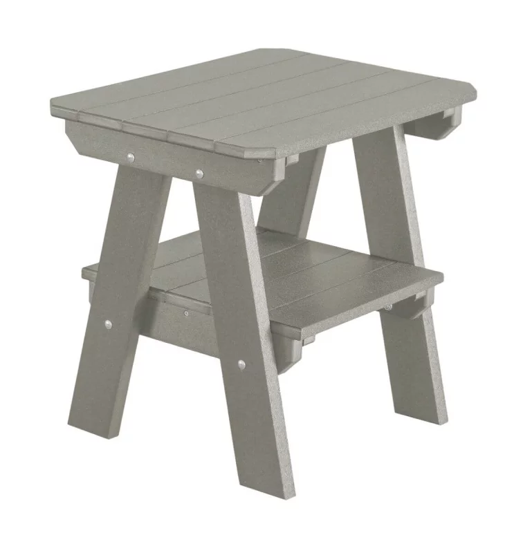 Light Gray Sidra Outdoor End Table