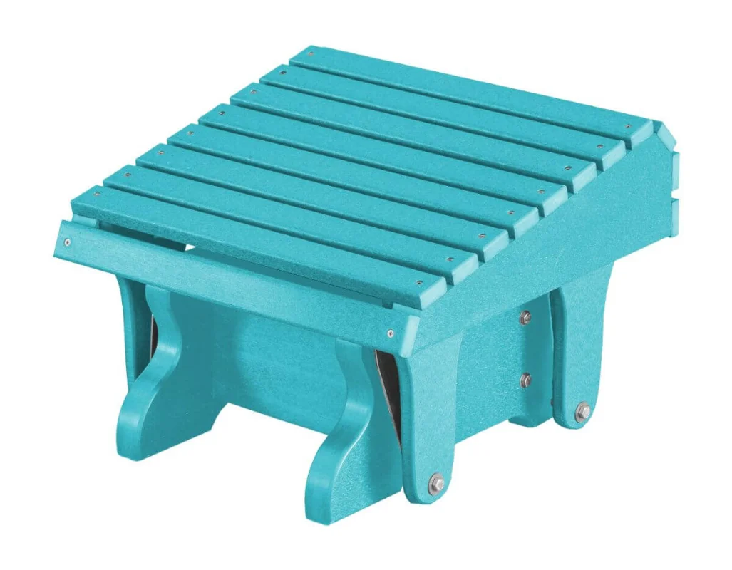 Aruba Blue Sidra Outdoor Gliding Footrest