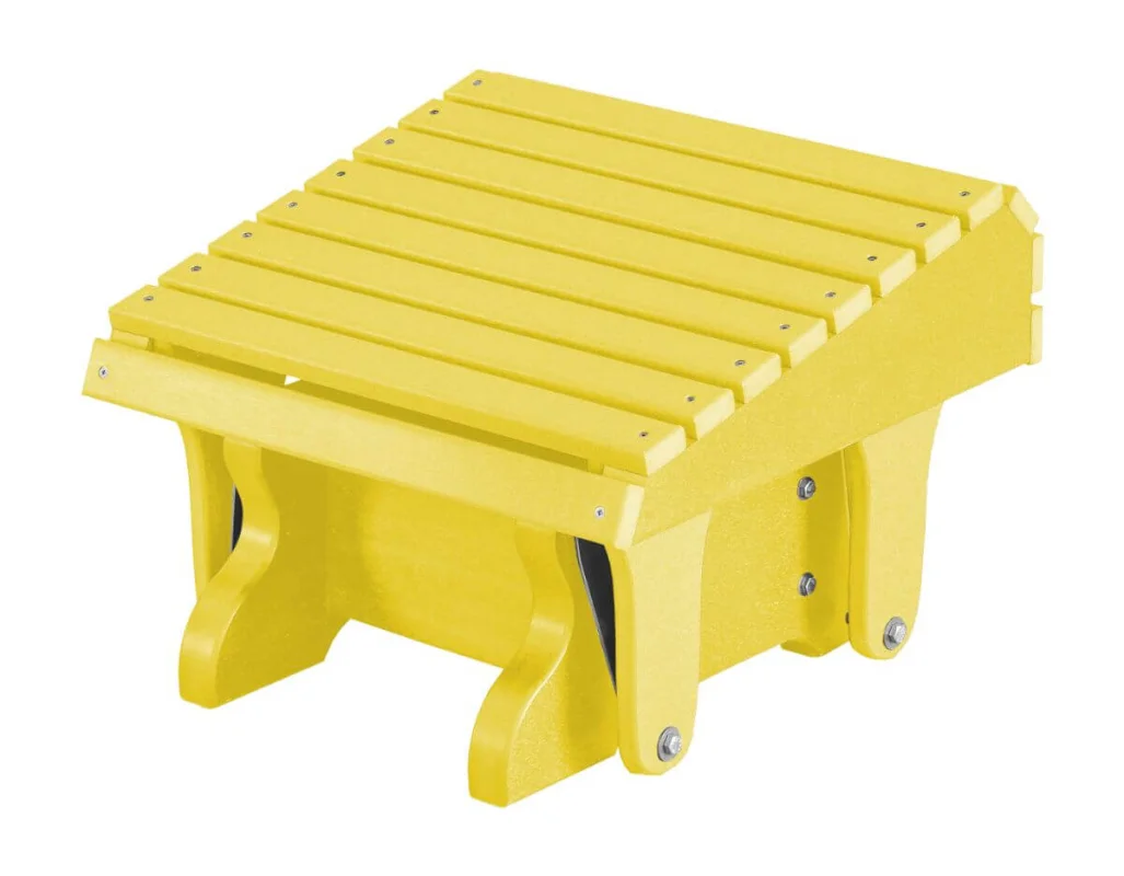 Lemon Yellow Sidra Outdoor Gliding Footrest