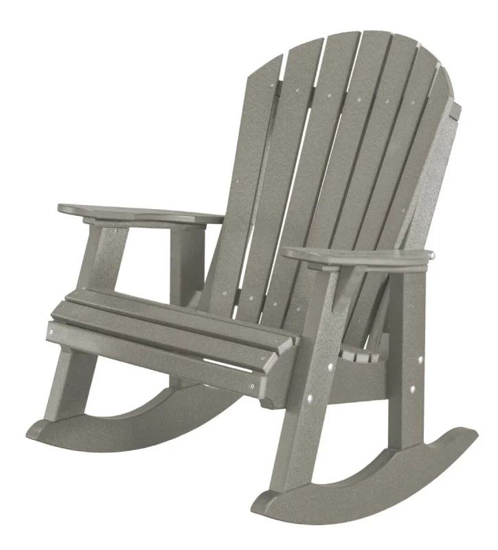 Light Gray Sidra Adirondack Rocker