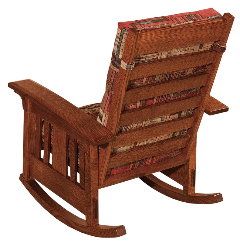 Finished Slatted Rocker Back