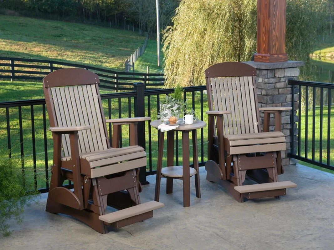 Stockton Balcony Gliders and Side Table