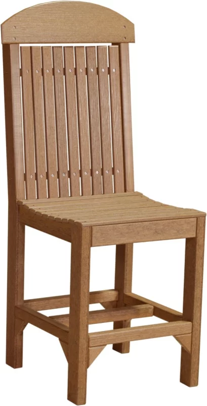 Antique Mahogany Stockton Outdoor Bar Chair