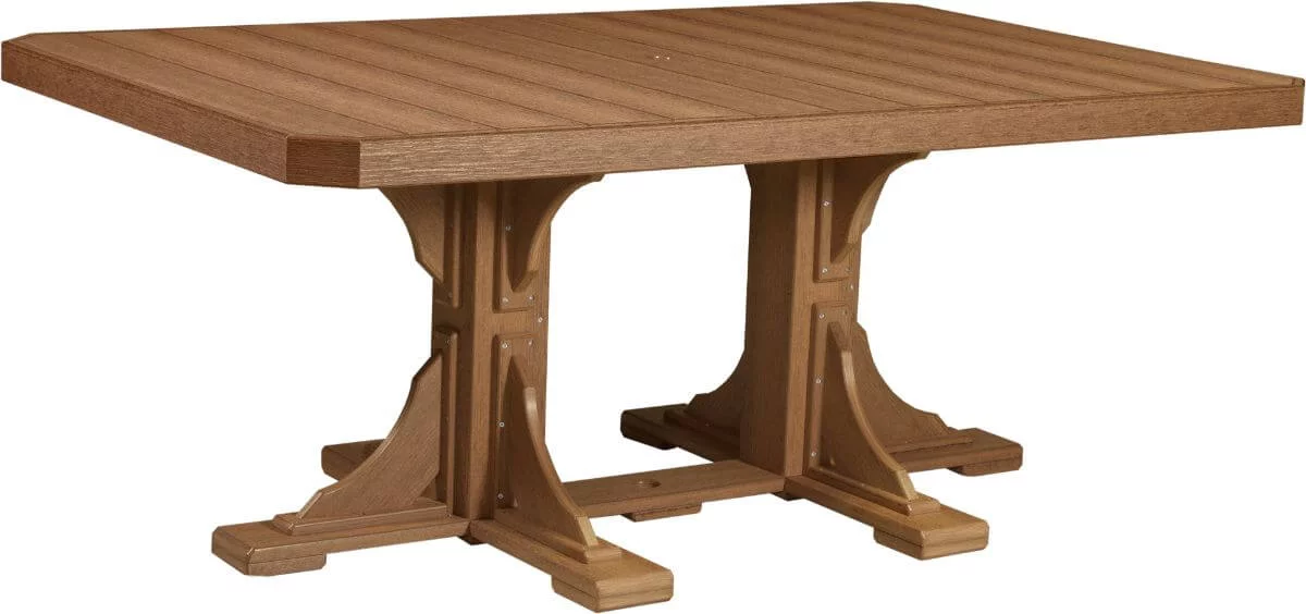 Antique Mahogany Stockton Outdoor Dining Table