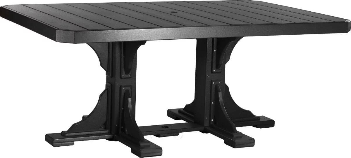 Black Stockton Outdoor Dining Table