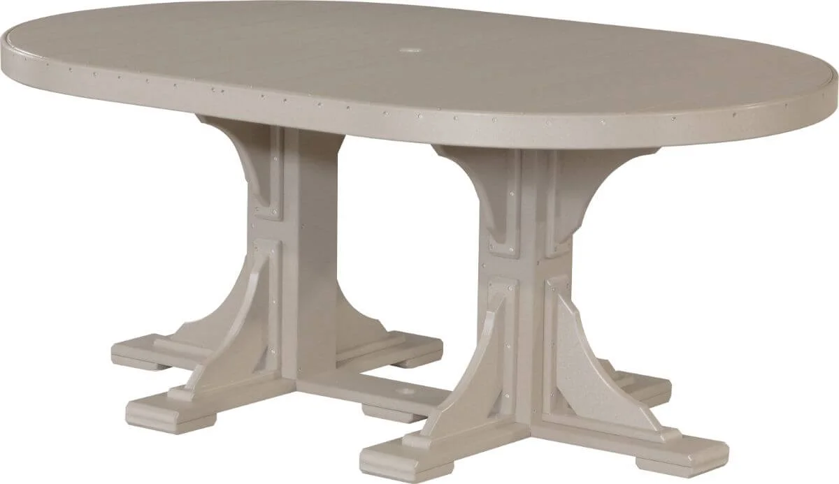 Weatherwood Stockton Outdoor Oval Dining Table