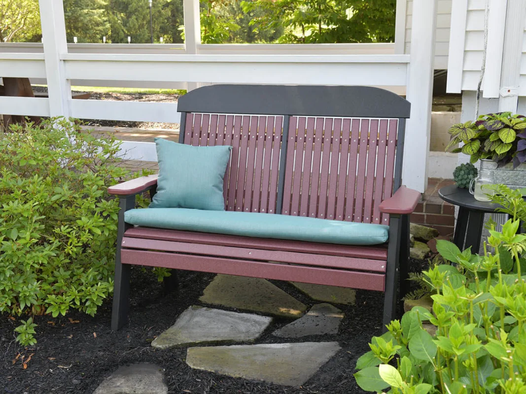 Patio Bench with Cushion