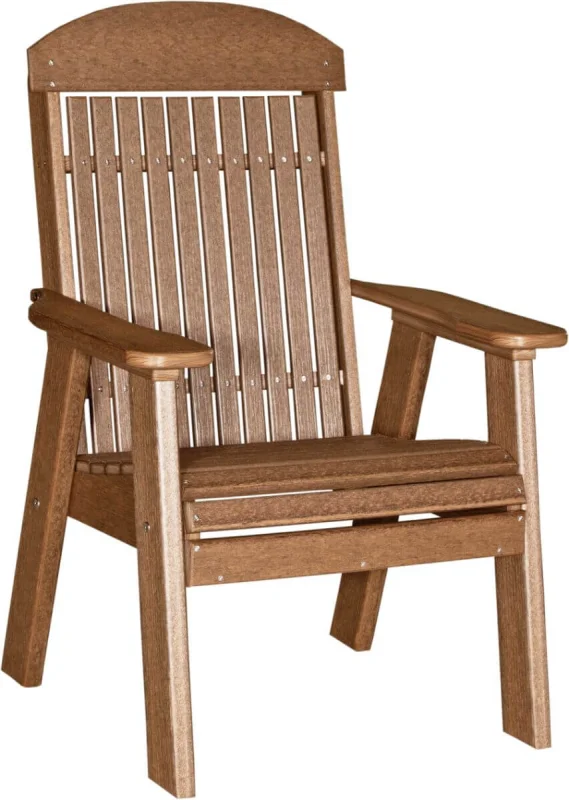 Antique Mahogany Stockton Patio Chair
