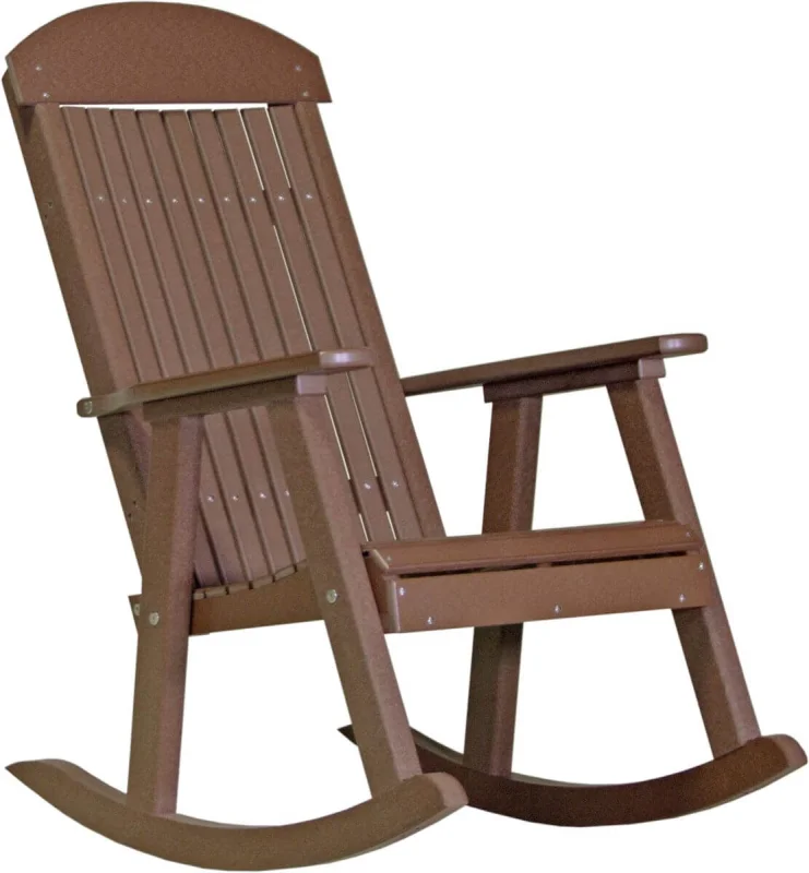 Chestnut Brown Stockton Porch Rocker