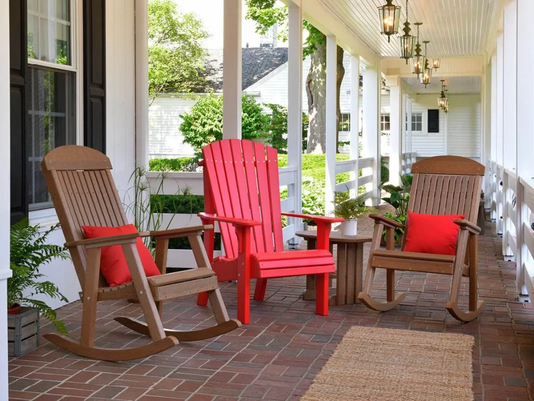 Stockton Porch Rocker and Rockaway Adirondack