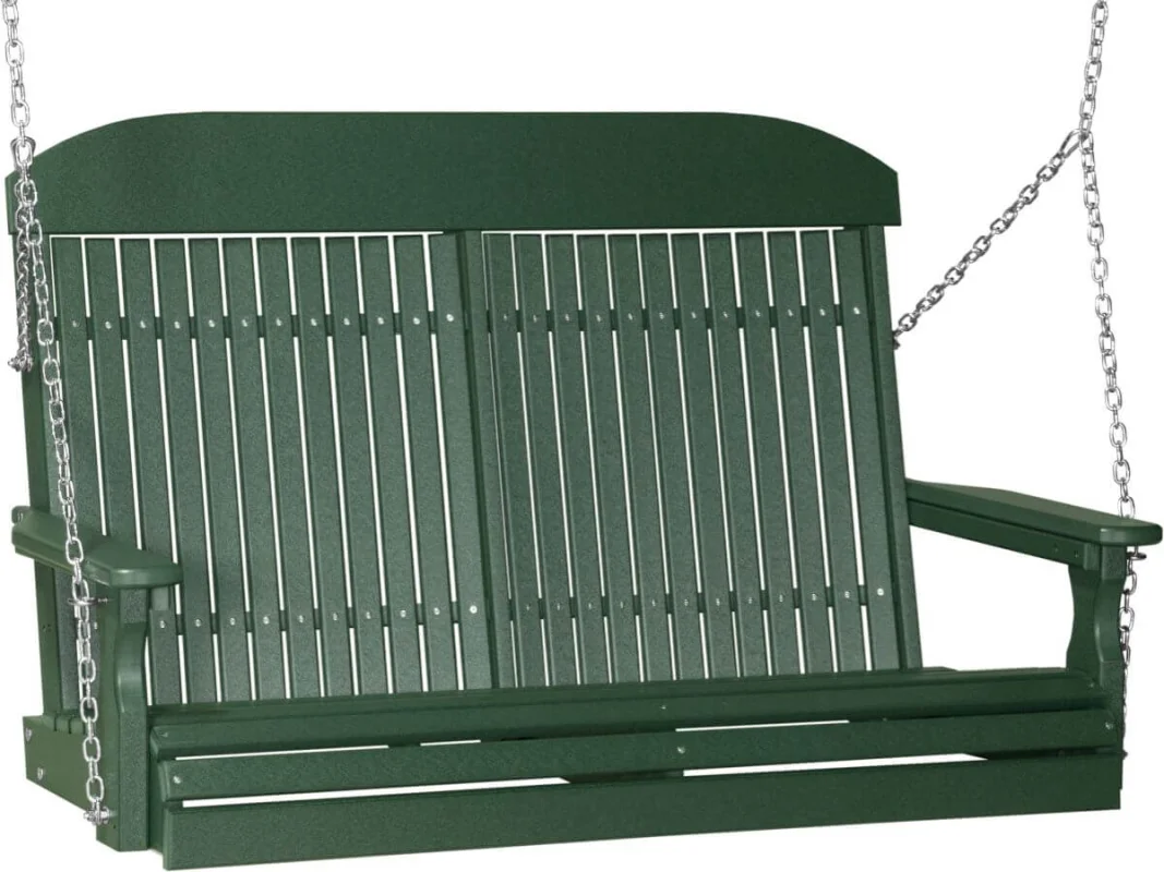 Green Stockton Porch Swing