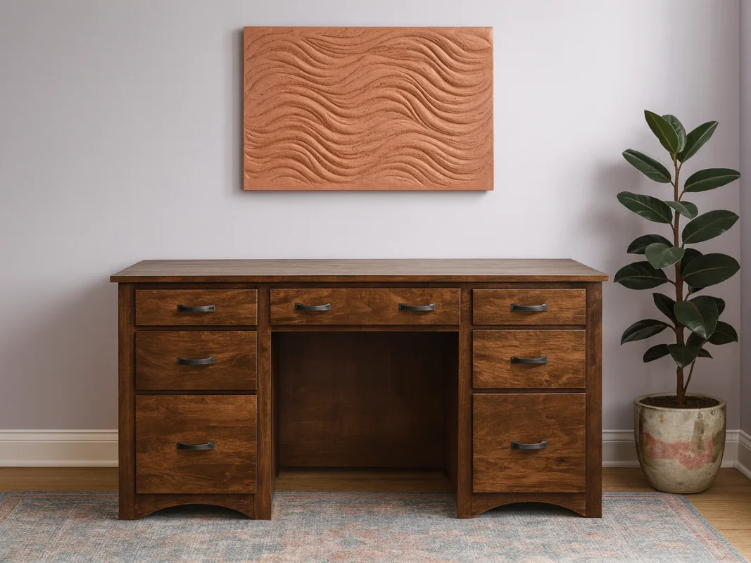 Sun City Double Pedestal Desk