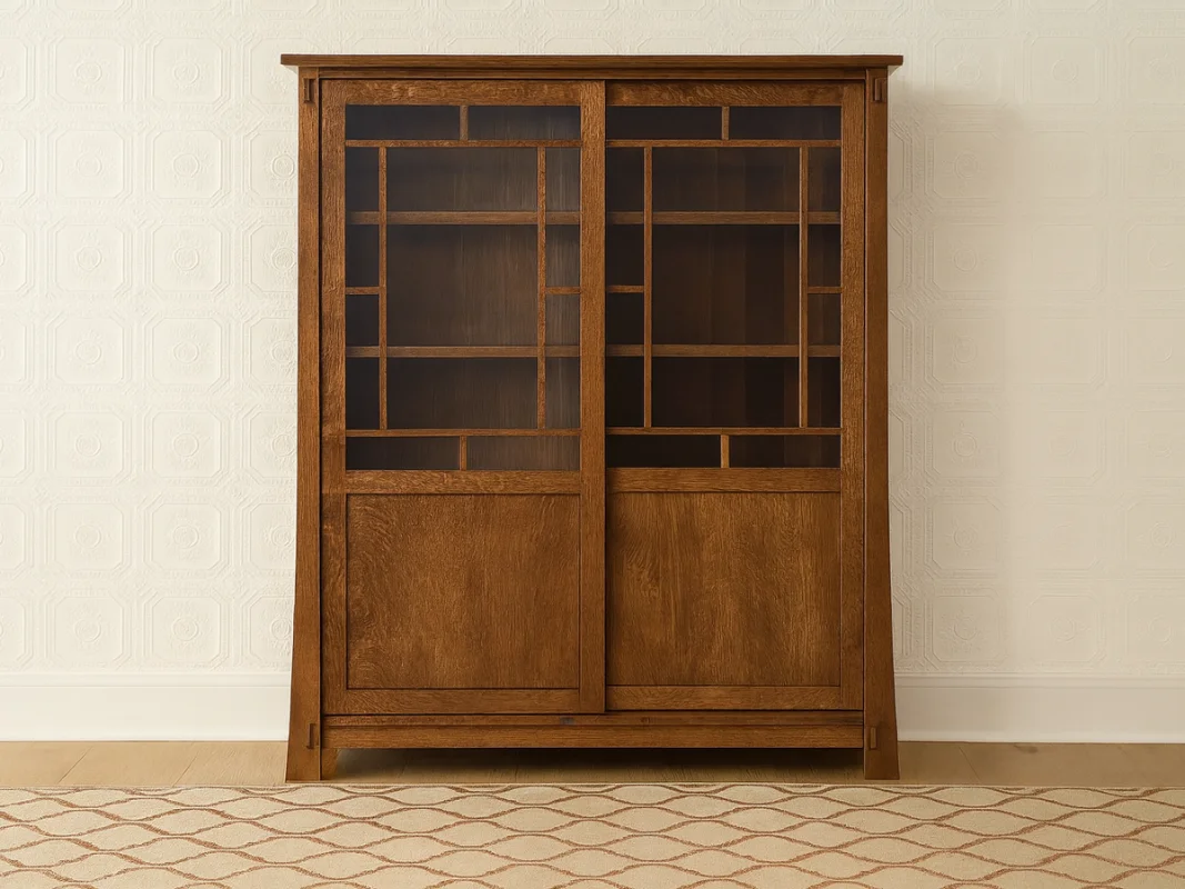 Tahari Sliding Door Bookcase