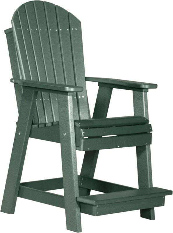 Green Tahiti Adirondack Balcony Chair