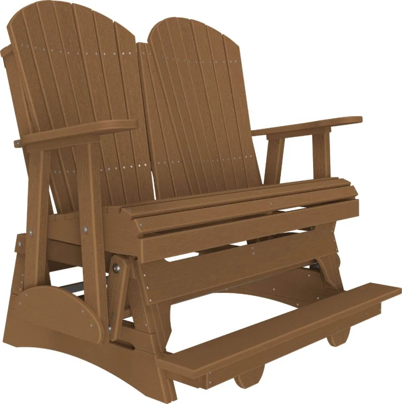 Antique Mahogany Tahiti Loveseat Balcony Glider
