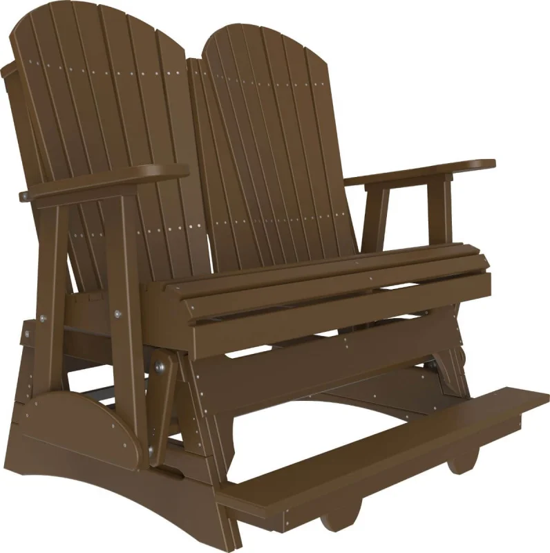 Chestnut Brown Tahiti Loveseat Balcony Glider