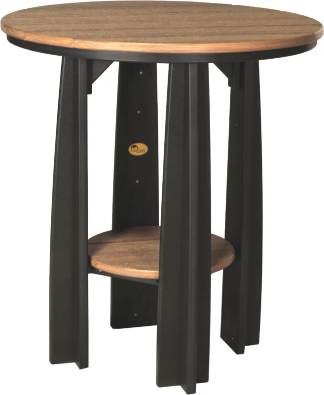 Antique Mahogany and Black Tahiti Balcony Table
