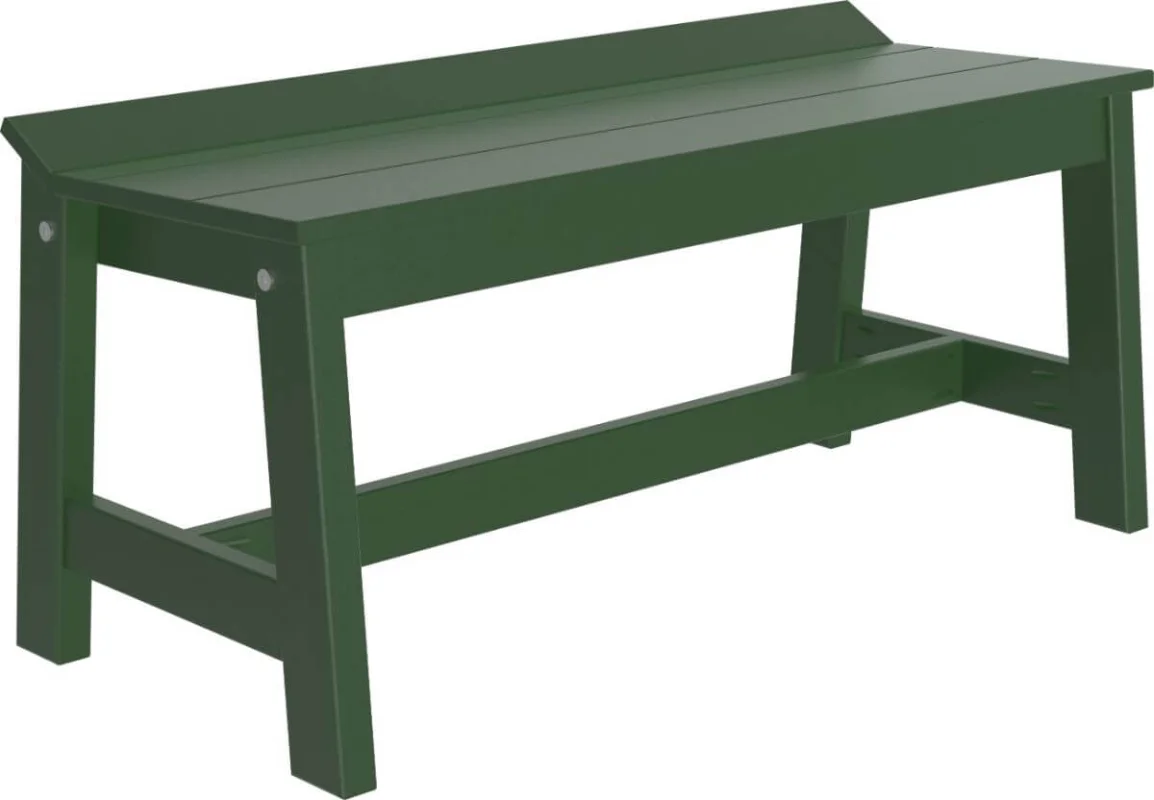 Green Stockton Outdoor Dining Bench