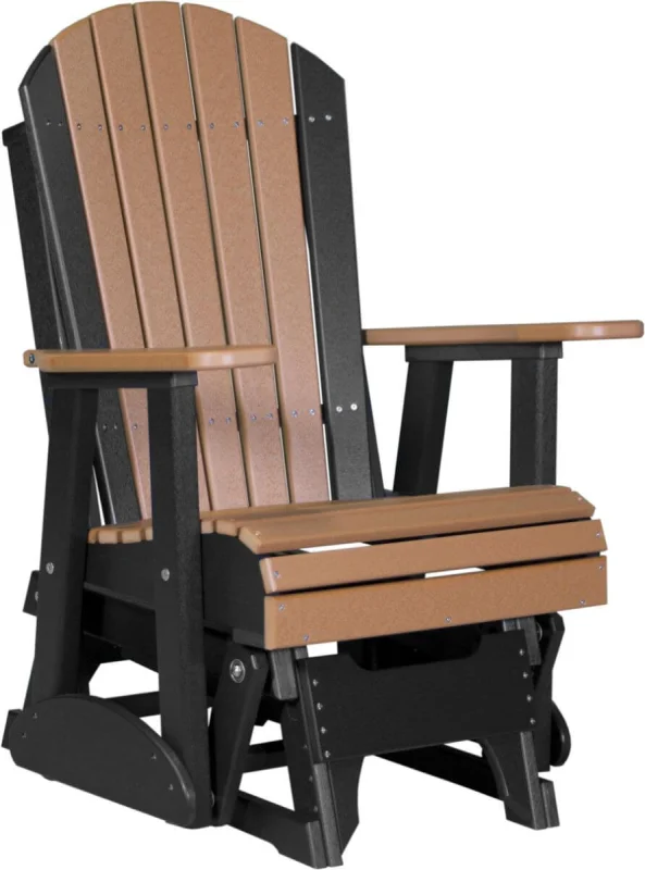 Cedar and Black Tahiti Outdoor Glider