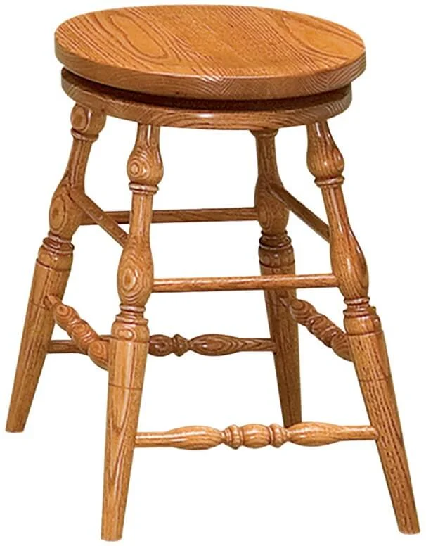 Oak Swivel Barstool