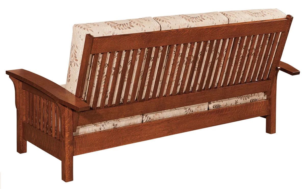Open Slatted Hardwood Back