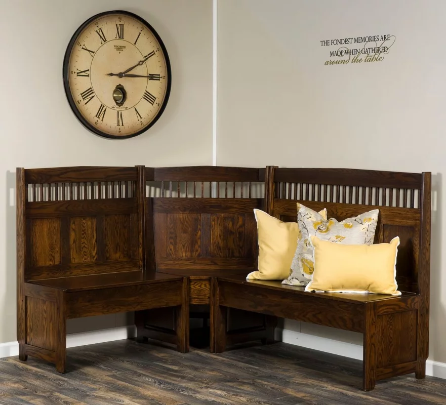 Tomas Mission Corner Benches