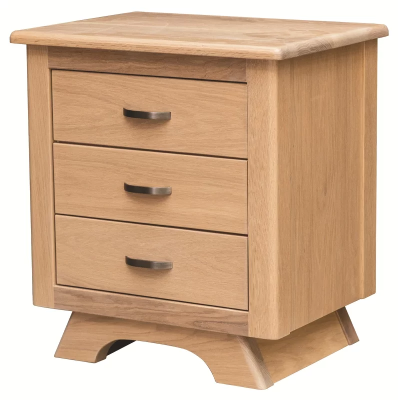 Vicksburg 3-Drawer Bedside Table