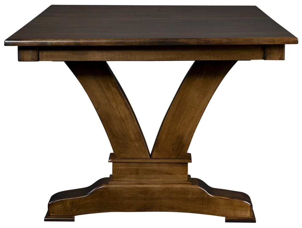 Brown Maple Modern Trestle