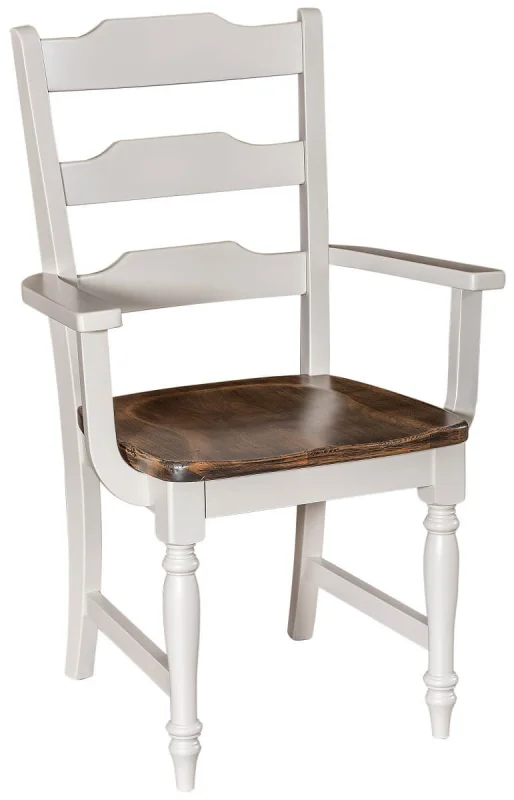 Webb City Ladder Back Arm Chair