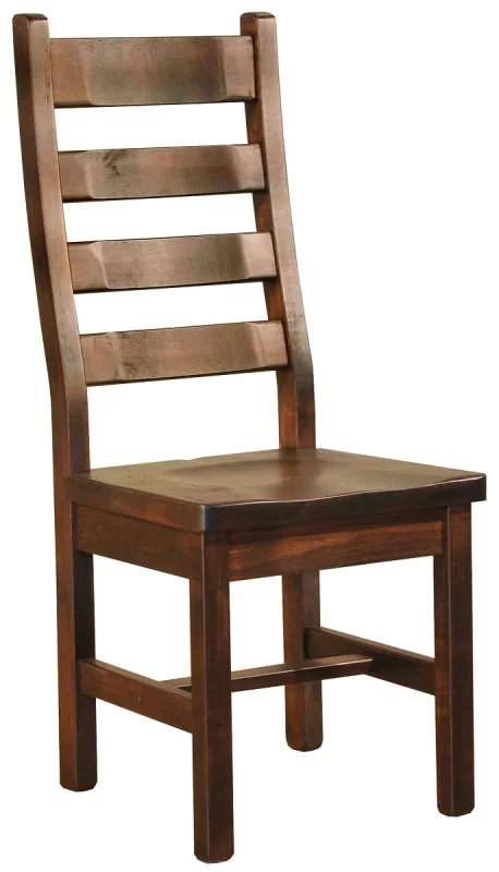 Rough Sawn Ladder Back Side Chair