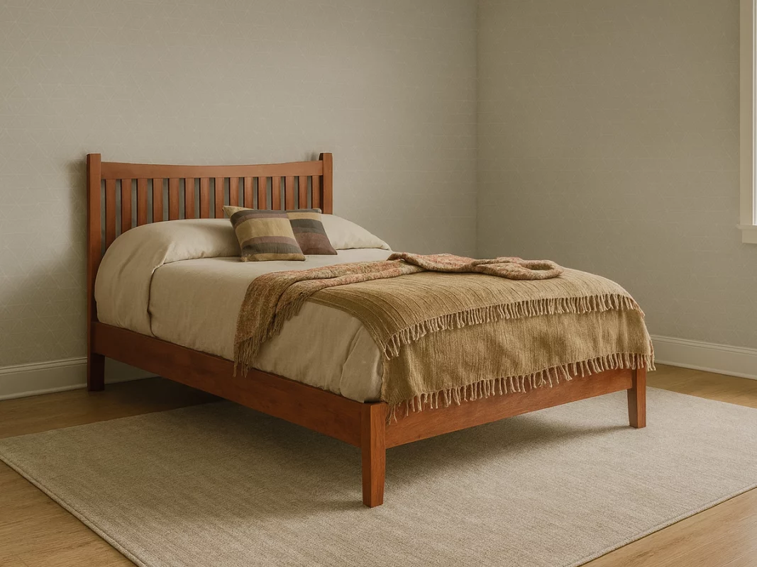 Wyndham Slat Bed with Low Footboard