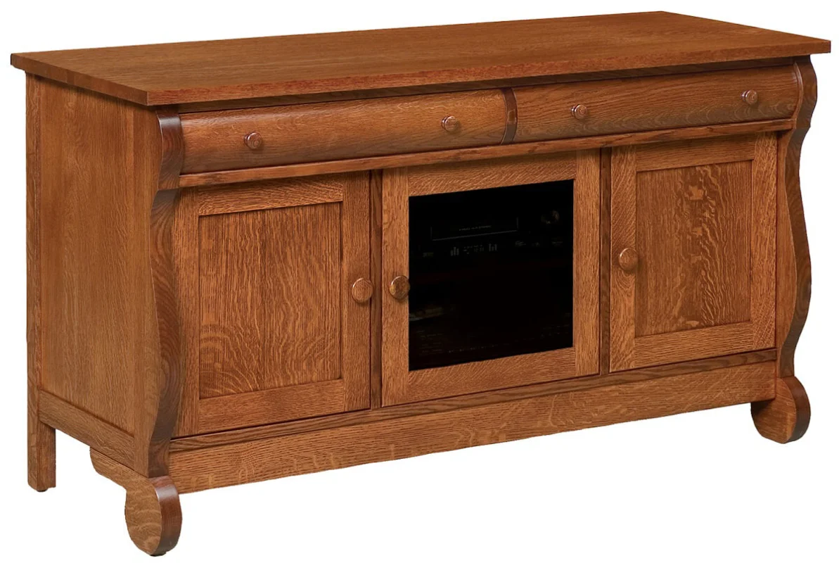 Wyndlot Sleigh 3-Door TV Console