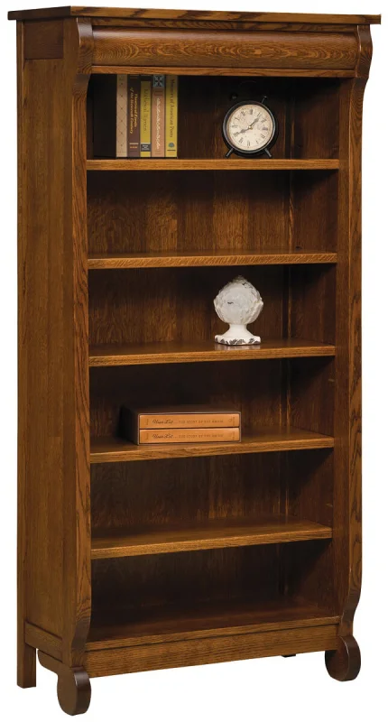 Wyndlot Sleigh Large Bookcase