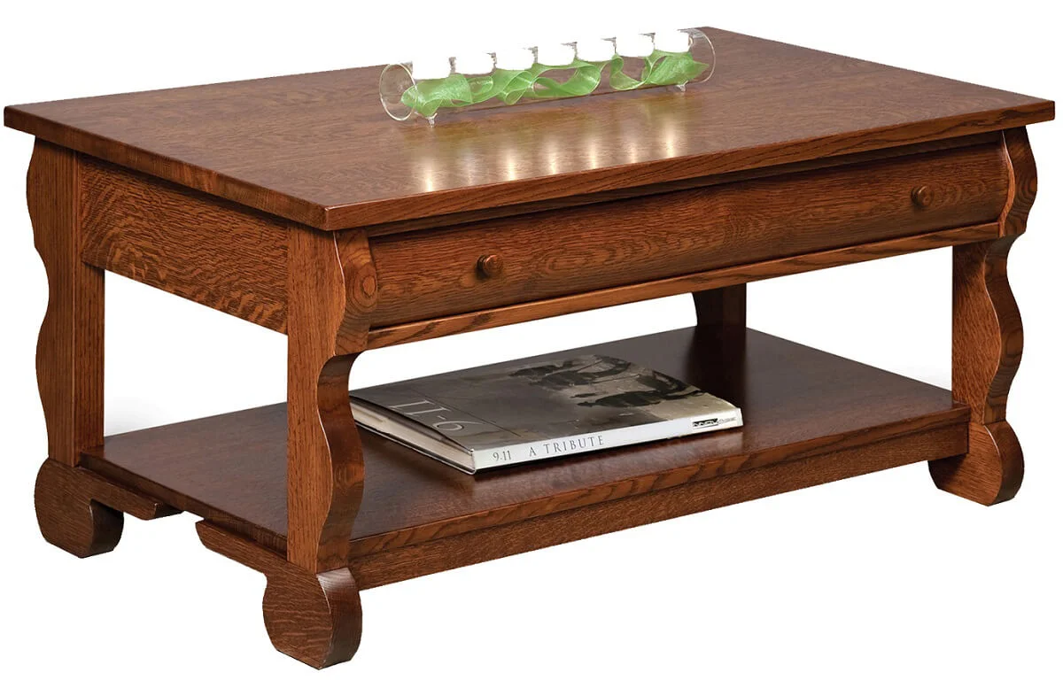 Wyndlot Sleigh Open Coffee Table