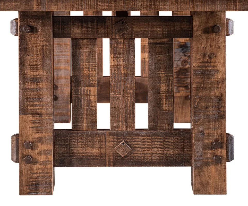 Rustic Table Detail