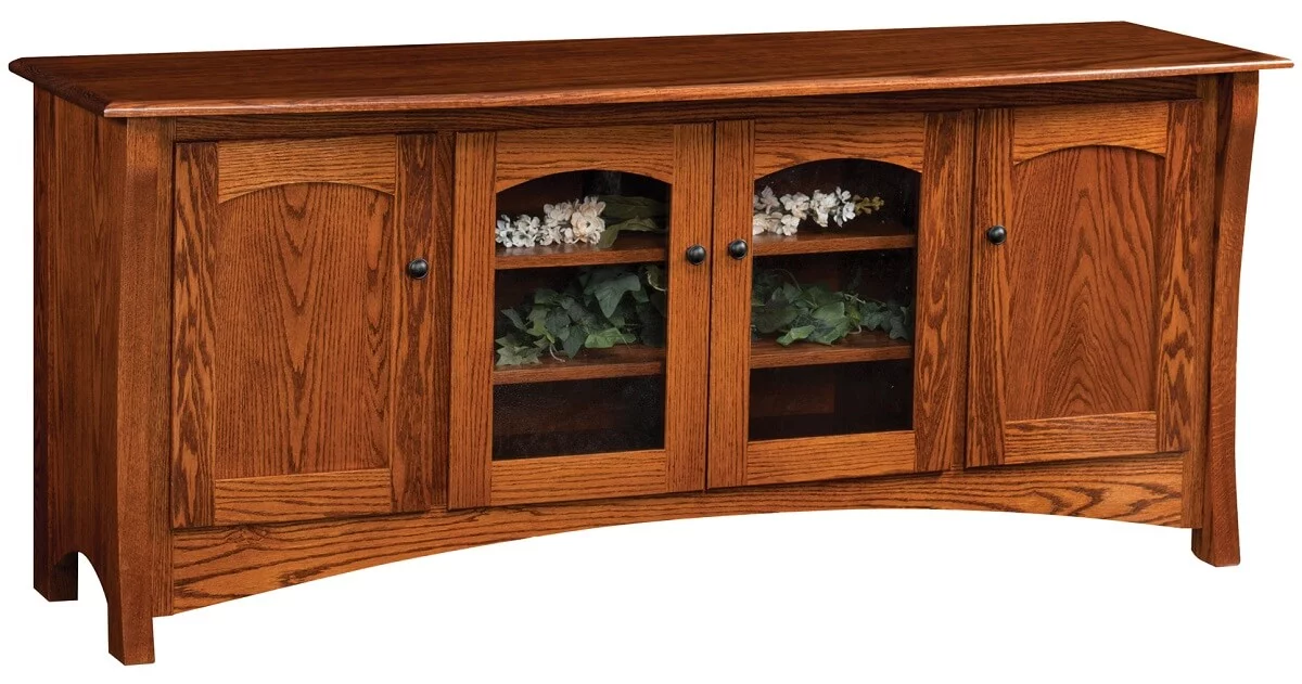 Yutan 4-Door TV Stand