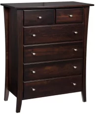 West Village Chest of Drawers in Brown Maple with Venezuelan Chocolate stain