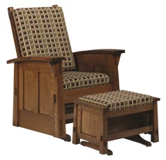 Woodley Road Glider and Ottoman