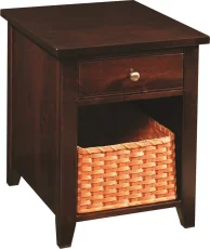 Abilene End Table with basket