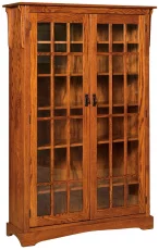 Glass Door Mission Display Cabinet