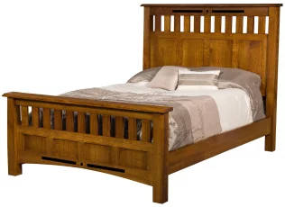 Alpena Slatted Panel Bed