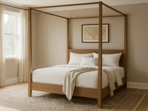 Hardwood Canopy Bed