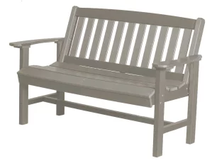 Light Gray Aniva Patio Bench