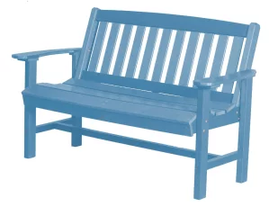 Powder Blue Aniva Patio Bench